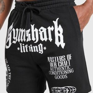 Gymshark Men's GLOBAL LIFTING Shorts : Black Size: Large